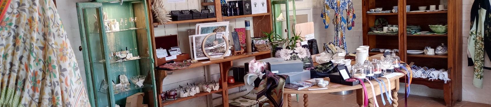 Inside the Mulberry Gallery & Gifts shop in Greyton